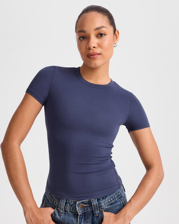 Short Sleeve Single Layer Top