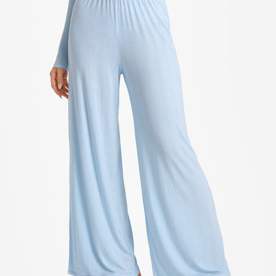 SOULVOR Wide Leg Casual Pants Light Glacier @model_info:A1